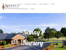 Tablet Screenshot of nannysnursery.net